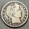 1915-S Barber Half Dollar, 90% silver