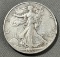 1938 US Walking Liberty Half Dollar, 90% Silver