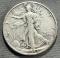 1944-S US Walking Liberty Half Dollar, 90% Silver