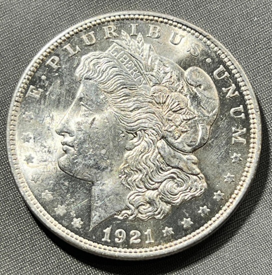 1921 Morgan Silver Dollar, Proof Like