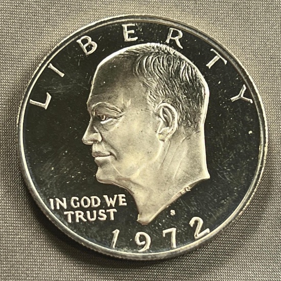 1972-S 40% Silver  Proof Eisenhower Dollar