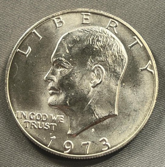 1973-S 40% Silver Eisenhower Dollar coin