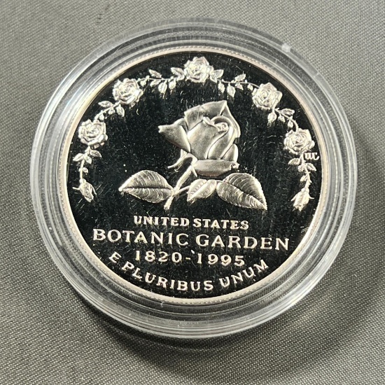 1997-P United States Botanic Garden Commemorative US Dollar coin, 90% Silver