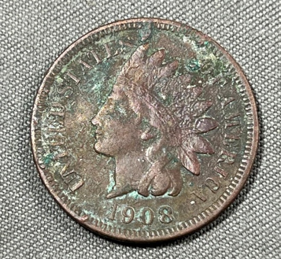 KEY DATE 1908-S Indianhead Cent