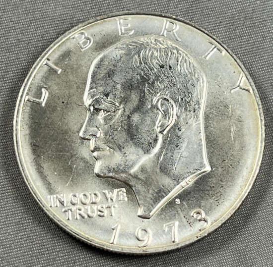 1973-S 40% Silver Eisenhower Dollar coin