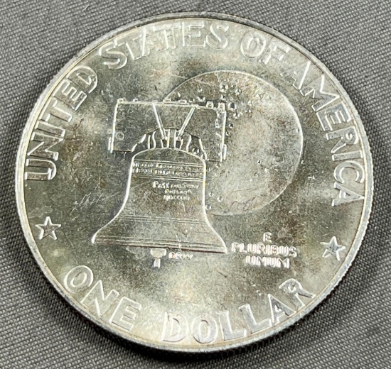 1976-S 40% Silver Eisenhower BiCentennial Dollar