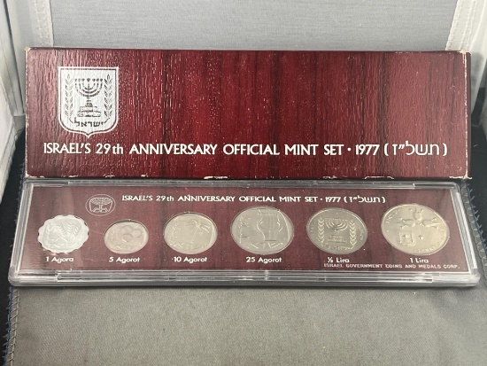1977 Official Israel Mint Set