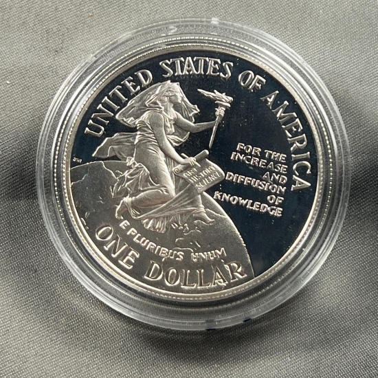 1996-P Smithsonian Commemorative US Dollar coin, 90% Silver