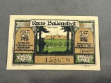 1921 Germany Notgeld 25 Pfennig paper note