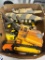 Box lot of toys w/ remote control cards - no controllers