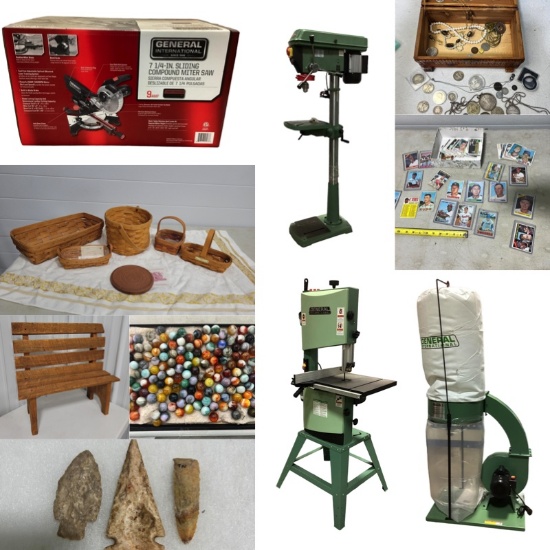 NEW WOODWORKING TOOLS, SPORTS, ARTIFACTS & MORE