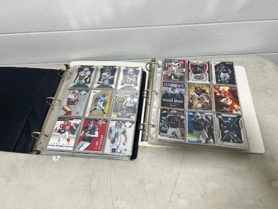 Football Cards 2 Notebooks w/ 400 + cards w/ stars