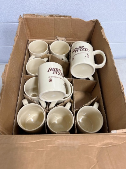 24 Mugs all marked Radio Flyer
