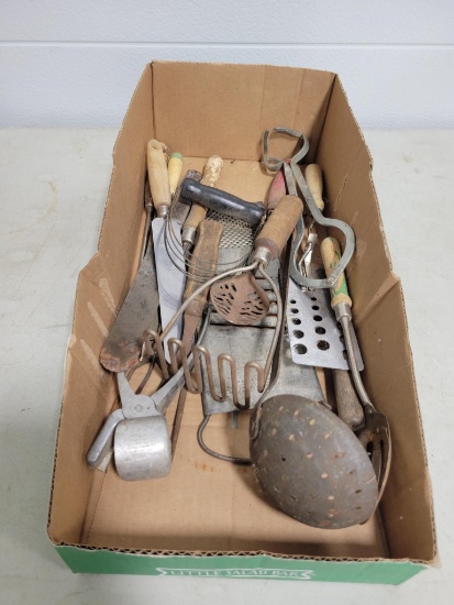 Lot of kitchen utensils