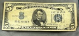 1934A $5.00 Blue Seal Silver Certificate