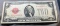 1928G Red Seal $2.00 United States Banknote
