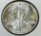 1986 US Silver Eagle .999 silver, GEM UNC