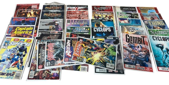 30+ Asst. Comic Books, see pics for comics included