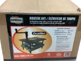 New Unused General Model 40-125 Router Table Lift, Top Size 9 1/4