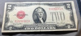 1928G Red Seal $2.00 United States Banknote