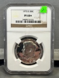 1970S Kennedy Half Dollar in PF68* NGC Holder