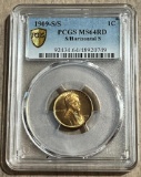 AUCTION SPOTLIGHT! 1909-S/S Wheat Cent in PCGS MS64RD Holder 
