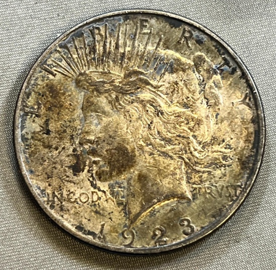 1923-D Peace Silver Dollar 90% Silver