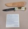 Great American Outdoors knife made by Barry Bybee limited edition number 52