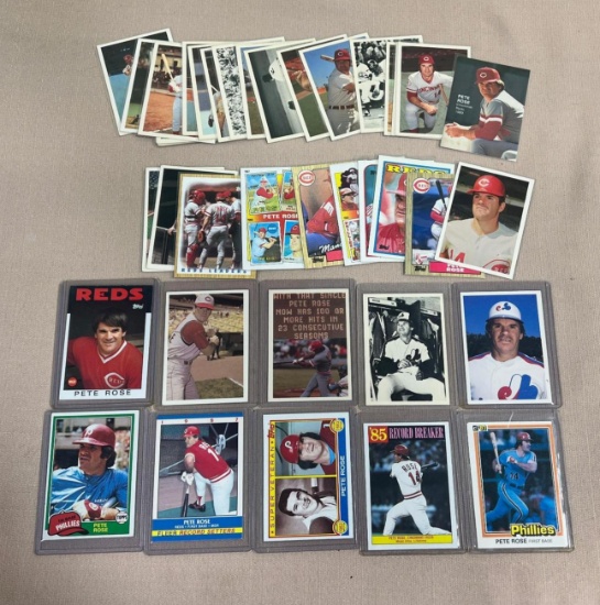 Pete Rose 40 card lot