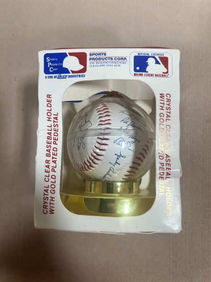 Detroit Tigers Kroger Giveaway Souvenir Ball, Faux Signatures