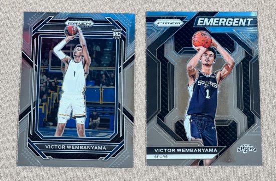 Victor Wembanyama RC lot of 2 Prizm nice