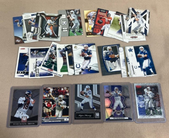 Peyton Manning lot of 30 cards nice