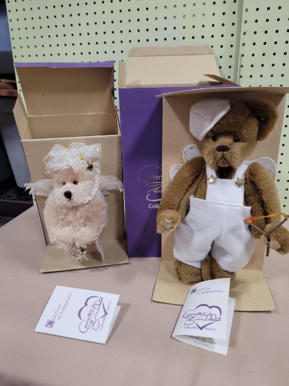 2- Annette Funicello bears, both in original boxes w/ COA