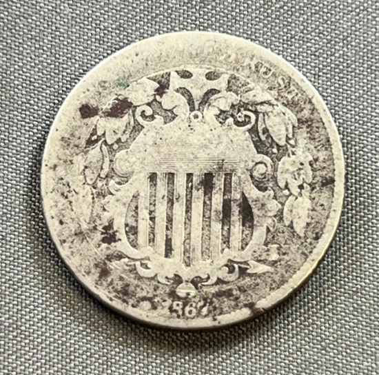 1867 US Shield Nickel