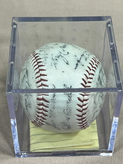 1976 Reds Facsimile Ball in holder
