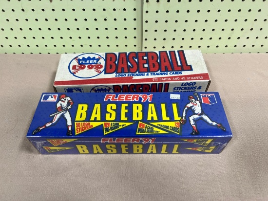 Fleer baseball 1990 and 1991 sets