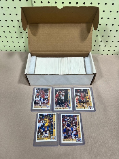 1992 Upperdeck Basketball set 1 - 500 Jordan Magic Bird