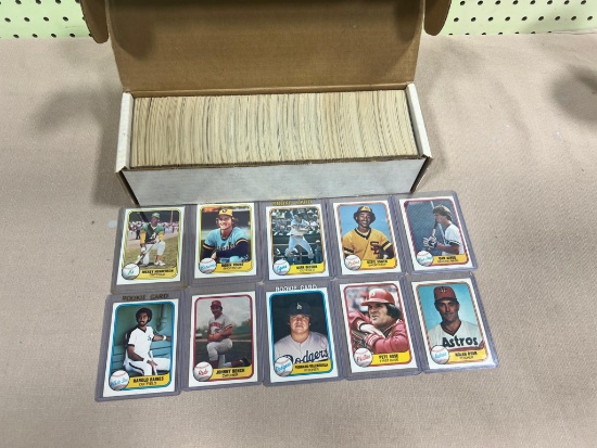 1981 Fleer baseball set w/ Gibson, Valenzuela RCs +