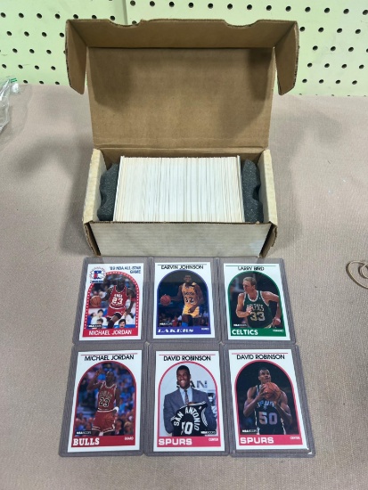 1989 - 1990 Hoops Basketball set Series 1 & 2 complete 2 Jordan , 2 Robinson RCs