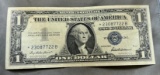 1957 One Dollar Silver Star Note Certificate, minimal circulation