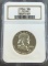 1958 Franklin Half Dollar in NGC PF65 Holder