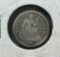 1845 Seated Liberty Half Dime
