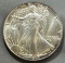 1988 US Silver Eagle Dollar Coin, .999 Fine Silver