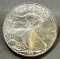1998 US Silver Eagle Dollar Coin, .999 Fine Silver