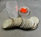 20- 40% Silver Kennedy Half Dollars w/ coin tube, sells times the money