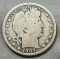 1907-O Barber Half Dollar, 90% Silver