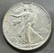 1943 US Walking Liberty Half Dollar, 90% Silver