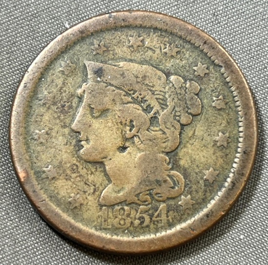 1854 Liberty Head Large Cent