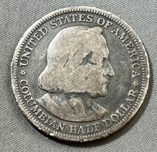 1893 Colombian Commemorative Silver Half Dollar