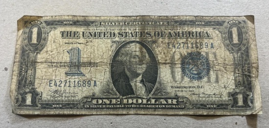 1934 Funnyback Silver Certificate